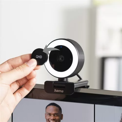 HAMA 139993, FULL HD WEBCAM "C-800 PRO", QHD(2560 x 1440), AF,+TÁV.IR.