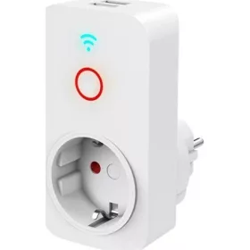   Hama 176612 smart home 1db villásdugó CEE 7/3 (EU) smart plug fehér
