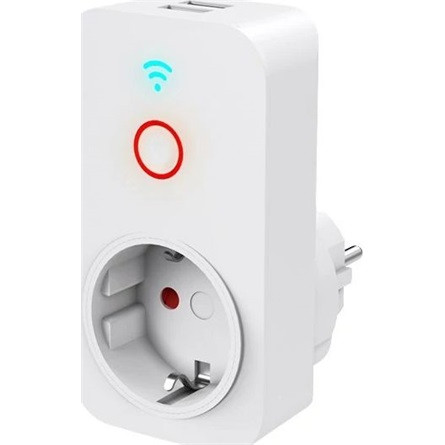 Hama 176612 smart home 1db villásdugó CEE 7/3 (EU) smart plug fehér