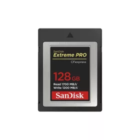   SANDISK 186485, CFEXPRESS EXTREME PRO® KÁRTYA 128GB, Type B, 1700MB/s, 1200MB/s,