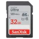 SANDISK 186496, SDHC ULTRA KÁRTYA 32GB, 120MB/s, CL10, UHS-I