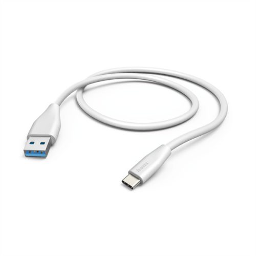 Hama Kábel - 201596 (USB-C/USB-A, USB 3.1,  5 Gbps, 1,5m, fehér)