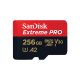 SanDisk MicroSD Kártya - 256GB Extreme Pro (200/140 MB/s, Class 10 UHS-I U3, A2 V30) + adapter