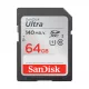 SANDISK 215415, SDXC ULTRA KÁRTYA 64GB, 140MB/s CL10 UHS-I