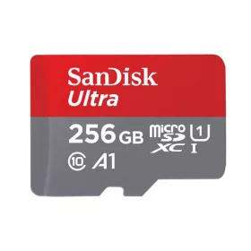   SanDisk MicroSD kártya - 256GB Ultra Android (140MB/s, Class 10 UHS-I, A1) + adapter