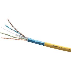  LEGRAND fali kábel réz Cat7 árnyékolt (S/FTP) 4 érpár (AWG23) LSZH (LSOH) sárga
