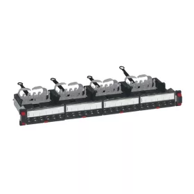   Legrand Patch panel - Cat6A, STP, 24 portos, 1U, árnyékolt, (4x6xRJ45 modulok) gyorscsatlakozók, LCS3