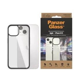   PANZERGLASS iPhone 15 PANZERGLASS CLEARCASE szilikon telefonvédő ütésállóság, antibakteriális, FEKETE
