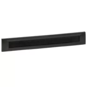   Legrand vízszintes fésűs rendező panel - 1U, 19", átmenő kivágással, gyorspánttal rögzítés, műanyag, LCS2