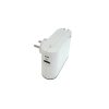 Legrand elosztó - 2 aljzat + okostelefontartóval ellátott töltő, USB-A és USB-C, (15W max.) fehér