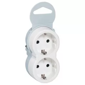   Legrand 2-Plug 2db villásdugó CEE 7/3 (EU) konnektor aljzat fehér-szürke