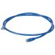 LEGRAND patch kábel RJ45-RJ45 Cat6 árnyékolatlan (U/UTP) PVC 1 méter kék d: 6mm