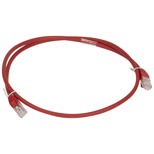 LEGRAND patch kábel RJ45-RJ45 Cat6A árnyékolt (S/FTP) LSZH (LSOH) 5 méter piros