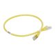 LEGRAND patch kábel RJ45-RJ45 Cat6A árnyékolatlan (U/UTP) PVC 5 méter sárga d: 6