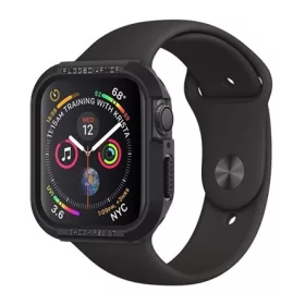   Spigen Apple Watch Series 9 41mm SPIGEN RUGGED ARMOR műanyag óra keret ütésállóság FEKETE