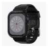 Spigen Apple Watch Series SE 2 44mm SPIGEN RUGGED ARMOR PRO pótszíj egyedi méret, ütésállóság + szilikon keret, FEKETE