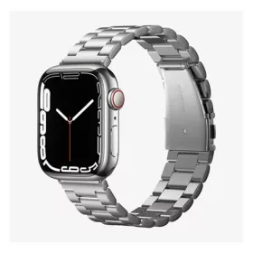   Spigen Apple Watch Series 10 46mm SPIGEN MODERN FIT pótszíj egyedi méret, fém, EZÜST