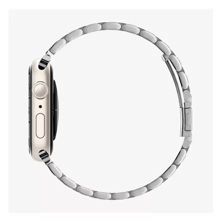 Spigen Apple Watch Series 10 46mm SPIGEN MODERN FIT pótszíj egyedi méret, fém, EZÜST