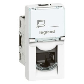   Legrand Program Mosaic LCS2 RJ45 aljzat Cat 6 UTP 1 modul fehér 10db/csomag