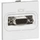Legrand Program Mosaic HD15 bemenet 2m, fehér