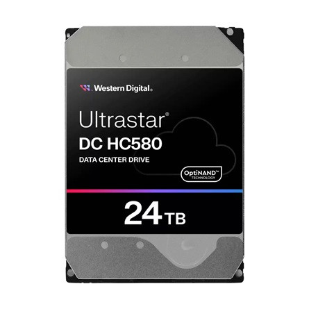Western Digital Ultrastar DC HC580 24TB 7200rpm 512MB SATA3 3,5" HDD Base (SE)
