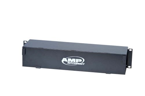 AMP Hi-D kábel-átvezető panel, 2U, fekete