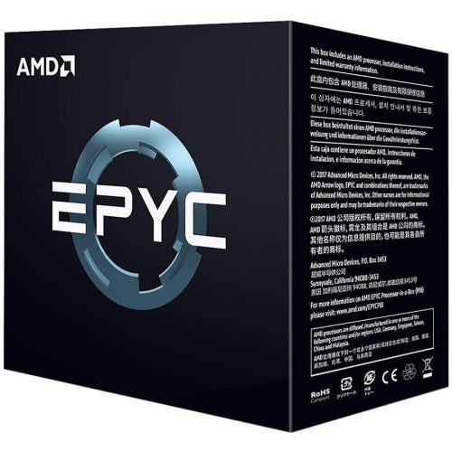 AMD CPU EPYC 7002 Series 64C/128T Model 7702 (2/3.35GHz Max Boost,256MB, 200W, SP3) Box