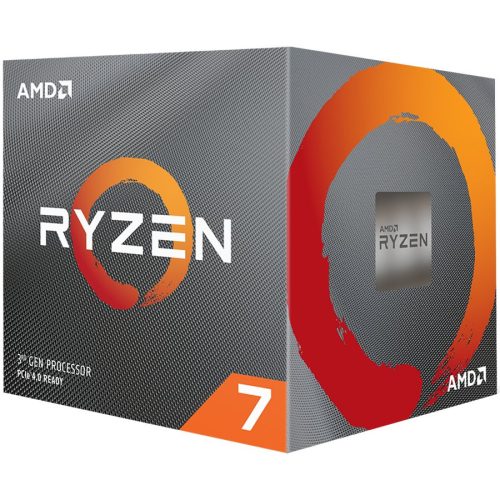 AMD CPU Desktop Ryzen 7 8C/16T 3700X (4.4GHz,36MB,65W,AM4) box with Wraith Prism cooler