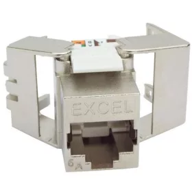   EXCEL Keystone Betét Cat.6a FTP (szerszám nélkül szerelhető) - Low profile version