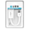 S-Link Átalakító - SL-U70 (USB hangkártya konverter, Bemenet: USB-A, Kimenet: 2x 3,5mm Jack)