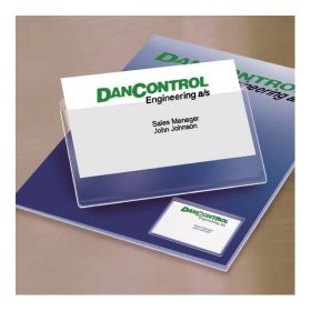   3L Névjegytartó zseb, öntapadó, felül nyitott, 60x95 mm,