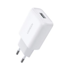   UGREEN CD122 hálózati töltő USB aljzat 18W, gyorstöltő 3.0, FEHÉR