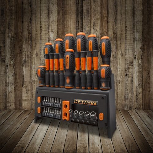 HANDY-TOOLS Handy Csavarhúzó készlet - 10741 (39 db-os, állvánnyal)