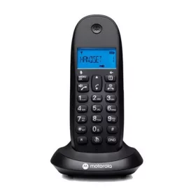   MOTOROLA C1001CB+ telefon készülék (vezeték nélküli, kijelző, DECT) FEKETE