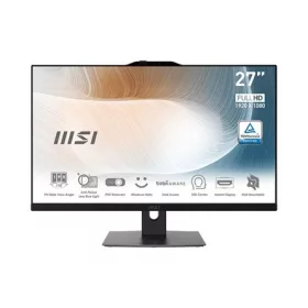   MSI Modern AM272P 12M - 27" FHD Core i5 16/500GB All-in-One PC, fekete