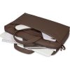 Port Designs Zurich Topload 14-15,6" notebook poliészter oldaltáska barna