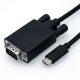 Roline KAB ROLINE USB C 3.1 - VGA adapter M/M kábellel - 3m