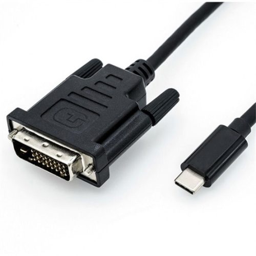 Roline KAB ROLINE USB C 3.1 - DVI adapter M/M kábellel - 2m