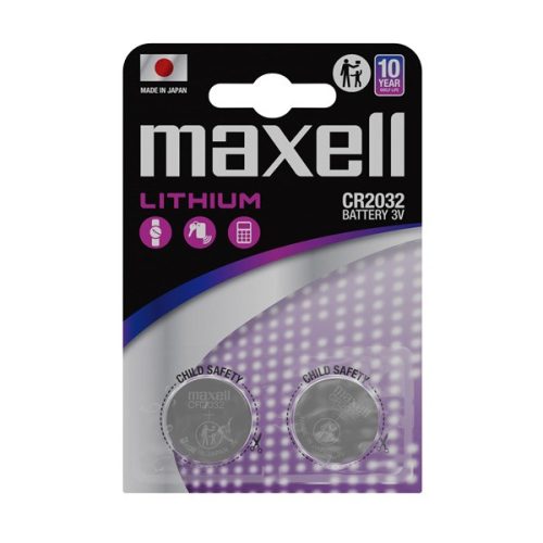 Vez Maxell Elem - CR2032 gombelem 2db-os