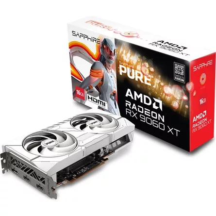 SAPPHIRE PURE AMD RADEON RX 9060 XT GAMING OC 16GB DUAL HDMI / DP