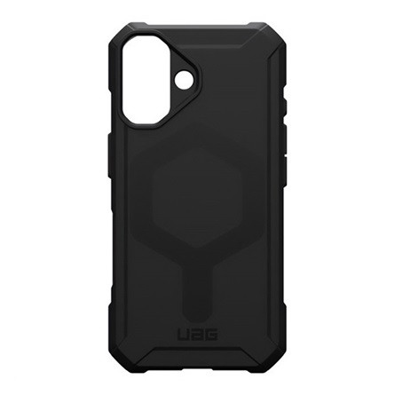 Uag iPhone 16 UAG ESSENTIAL szilikon telefonvédő erős ütésállóság, MagSafe, FEKETE
