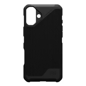   UAG iPhone 16 Plus UAG METROPOLIS LT szilikon telefonvédő erős ütésállóság, szőtt minta, FEKETE