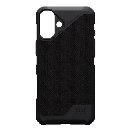 UAG iPhone 16 Plus UAG METROPOLIS LT szilikon telefonvédő erős ütésállóság, szőtt minta, FEKETE