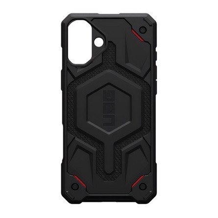 UAG iPhone 16 Plus UAG MONARCH PRO szilikon telefonvédő erős ütésállóság, MagSafe, FEKETE