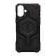 UAG iPhone 16 Plus UAG MONARCH PRO szilikon telefonvédő erős ütésállóság, MagSafe, FEKETE