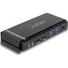 Delock DisplayPort 1.4 KVM switch 8K 60 Hz USB 5 Gbps-vel és audióval