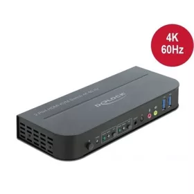   Delock 11481 USB3.0 USB2.0 HDMI KVM switch fekete 3840x2160@60Hz