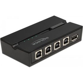   Delock USB 2.0 kapcsoló 4 személyi számítógép - 1 eszköz