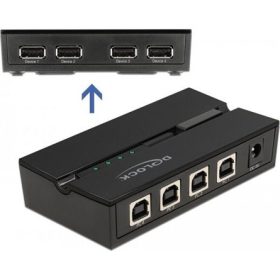   Delock USB 2.0 kapcsoló 4 személyi számítógép - 4 eszköz