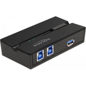   Delock USB 3.0 kapcsoló 2 személyi számítógép - 1 eszköz